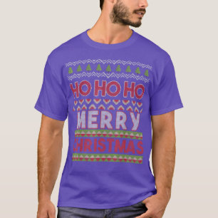 Ho Ho Ho ho Feliz Navidad Feo Sweater Pajama Xmas