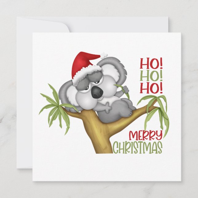 Ho Ho Ho Ho Feliz Navidad Koala (Anverso)