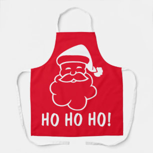 Ho Ho Ho Ho Ho divertida delantal rojo de Santa Cl