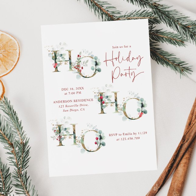 Ho Ho Ho Ho Ho Ho Invitación a la fiesta moderna v (Subido por el creador)