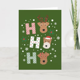Ho Ho Ho Ho Ho Welsh Terrier Feliz Navidad