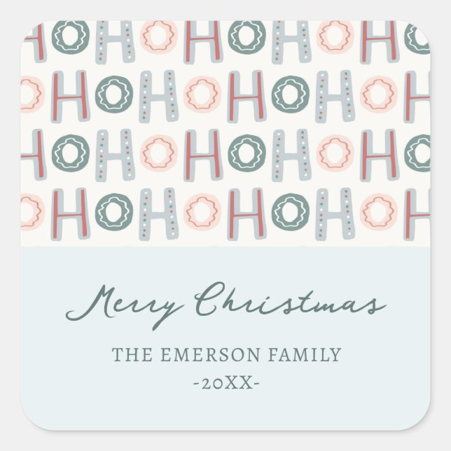 Ho Ho Ho Ho Pegatina (Anverso)