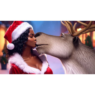 HO HO HO HO - Tarjeta de felicitación doblada para