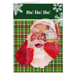 ¡Ho! ¡Ho! ¡Ho! ¡NAVIDADES BEERY! Tarjeta de Navida