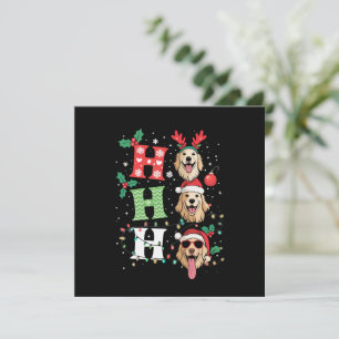 Ho Ho Ho Retrievers Golden Navidad