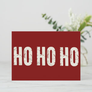 Ho Ho Ho Retro Familia Navidad Coincidente Vintage