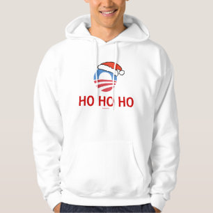 Ho Ho Ho sudadera con capucha de Obama