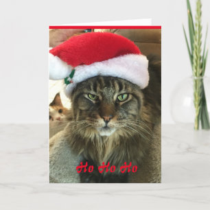 Ho, Ho, Ho tarjeta de las Felices Navidad de