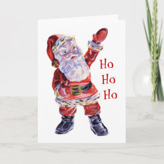 Ho Ho Ho tarjeta de Santa