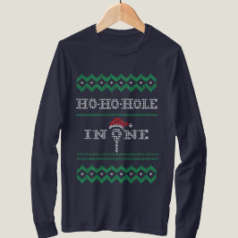 Ho Ho Hole en una camiseta de Golfmas Golf Mens