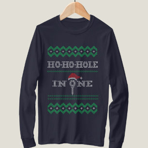 Ho Ho Hole en una camiseta de Golfmas Golf Mens