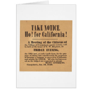 ¡Ho! ¡para California! 1849 (1759A)