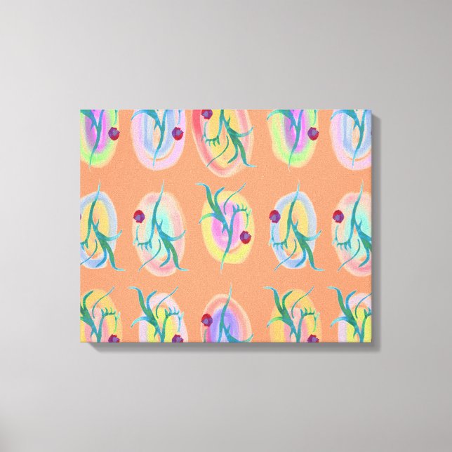 Hoaves y Berries, acuarela de arte folclórico (Anverso)