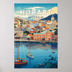Hobart Australia Viajes arte Vintage