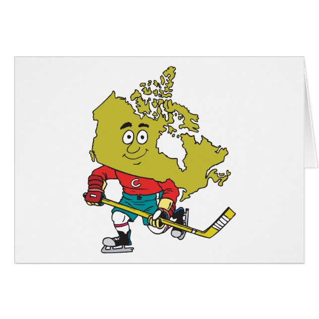 Hockey canadiense divertido (Anverso (Horizontal))