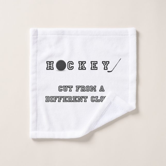 Hockey, cortado de una tela diferente (Toallita)