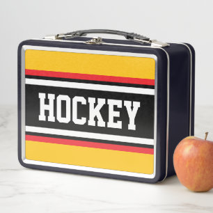 HOCKEY Deportivo Negro Blanco Rojo Amarillo Rayas