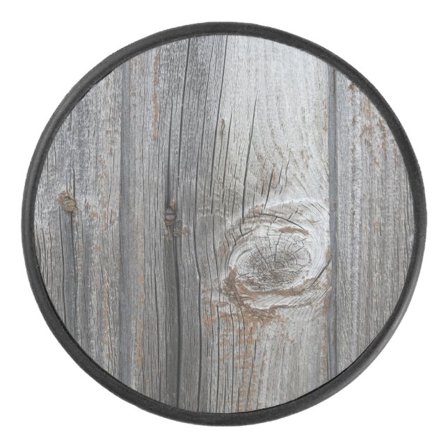Hockey disco de madera (Anverso)