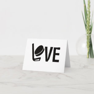 Hockey Love Blank Cualquier tarjeta de felicitació