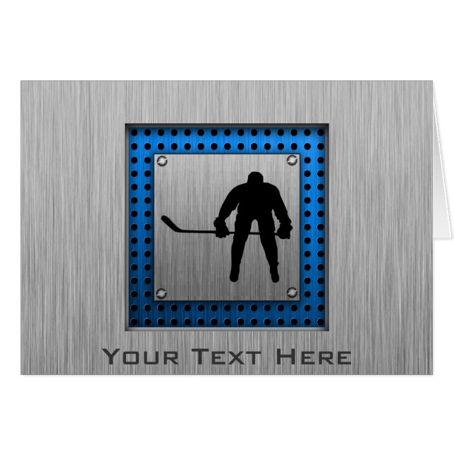 Hockey sobre aluminio cepillado (Anverso (Horizontal))