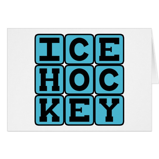 Hockey sobre hielo, deportes (Anverso (Horizontal))