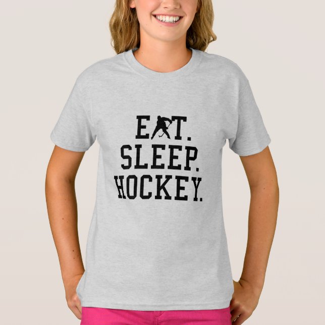 Hockey sobre sueño - Camiseta de los amantes del h (Anverso)