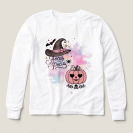 Hocus Pocus Gorra de brujas y calabaza rosa