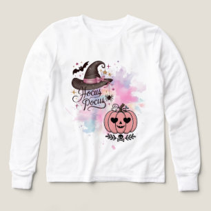 Hocus Pocus Gorra de brujas y calabaza rosa