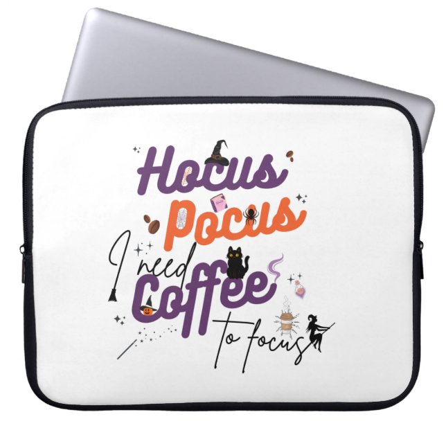 Hocus Pocus Necesito Café para Enfocar Bolsa Elect (Frente)