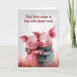 Hog Wild sobre la tarjeta de San Valentín