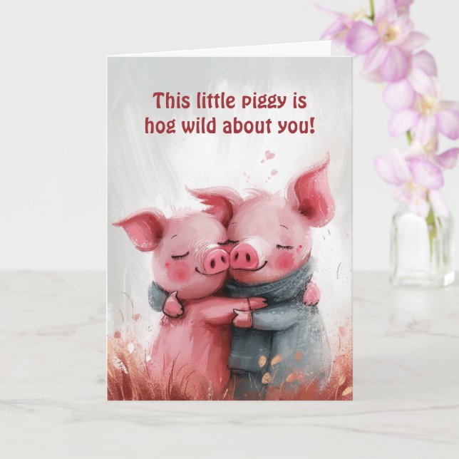 Hog Wild sobre la tarjeta de San Valentín (Orquídea)