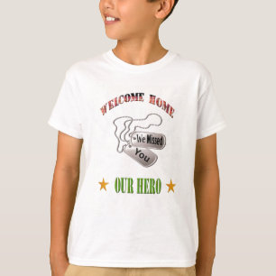 Hogar agradable nuestra camisa del héroe