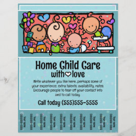 Hogar Atención al niño Cuidado del niño Hoja promo