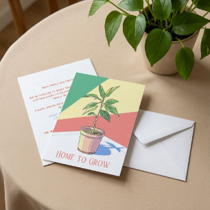 Hogar de la planta de Grow house Nueva Invitación