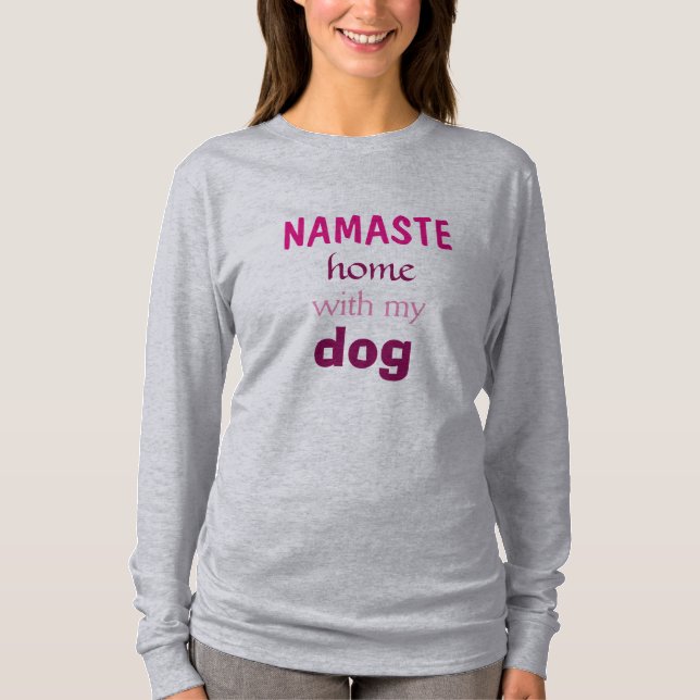 Hogar de Namaste con mi camisa del perro (Anverso)