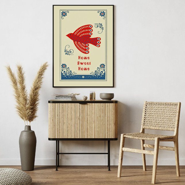 Hogar de Pájaros Arte Popular Estilo Escandinavo P (Subido por el creador)