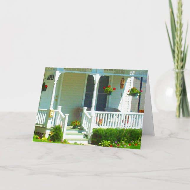 Hogar dulce casero - nueva tarjeta de la dirección (Anverso)