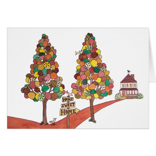 Hogar dulce, en blanco (Anverso (Horizontal))