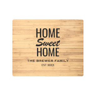 Hogar dulce hogar arte Metalizado