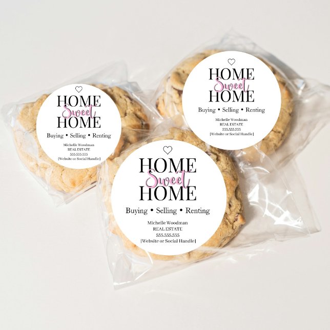 Hogar Dulce Hogar Etiqueta de Galleta de Bienes Ra (Subido por el creador)
