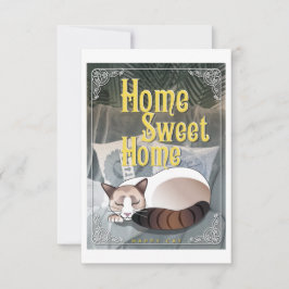 Hogar dulce hogar - Gato feliz