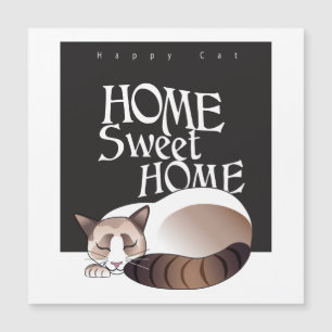 Hogar dulce hogar - Gato feliz