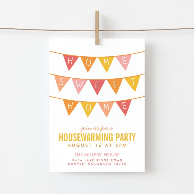 Hogar Dulce Hogar Invitación a la fiesta de calent (Subido por el creador)