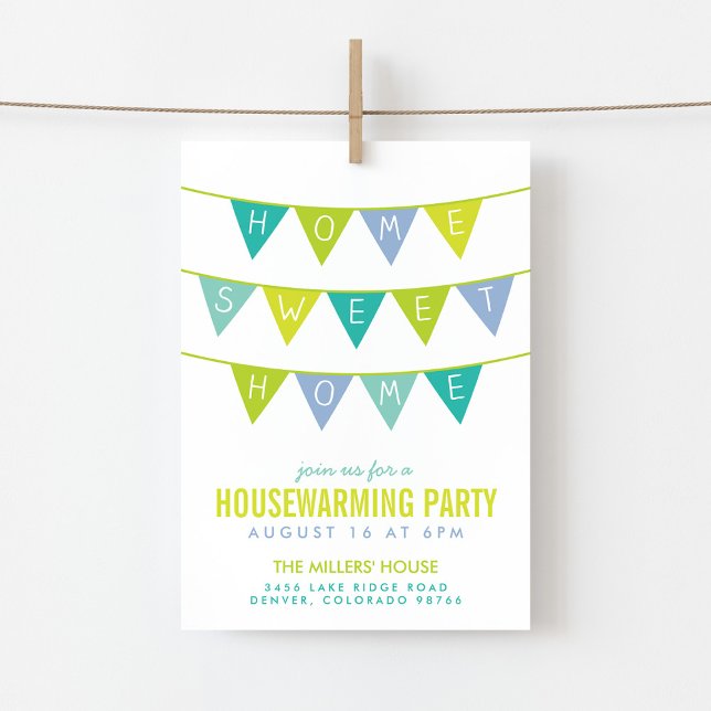 Hogar Dulce Hogar Invitación a la fiesta de calent (Subido por el creador)