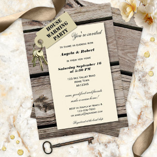 Hogar Dulce Hogar Invitaciones a fiestas de calent