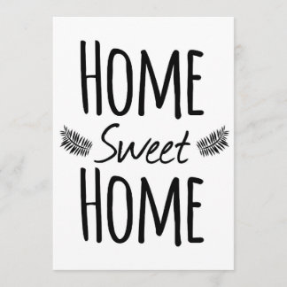 Hogar Dulce Hogar Invitaciones para fiestas de cal