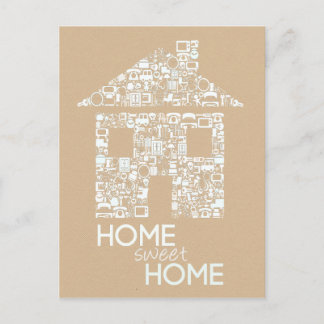 Hogar Dulce Hogar Tarjeta Postal de Nueva Direcció