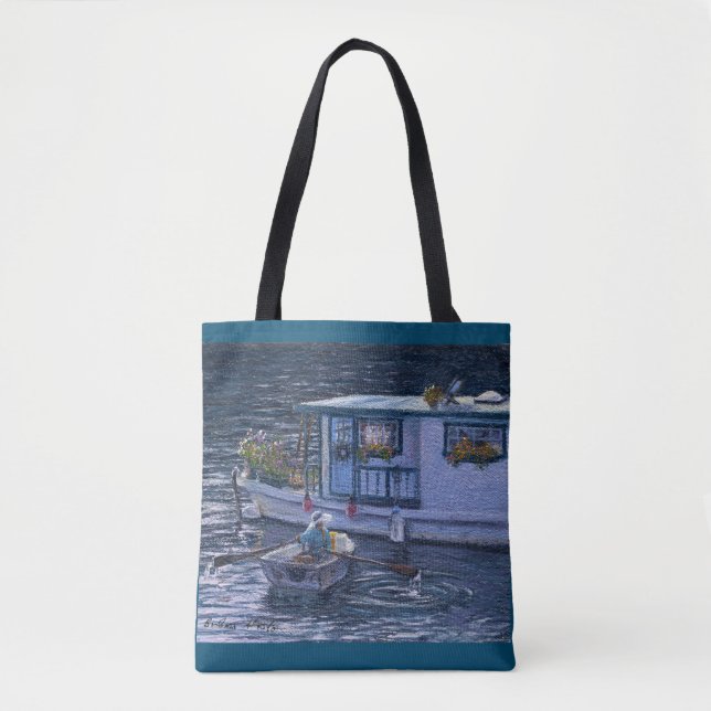"Hogar en el agua" Bolsa de Tote (Anverso)