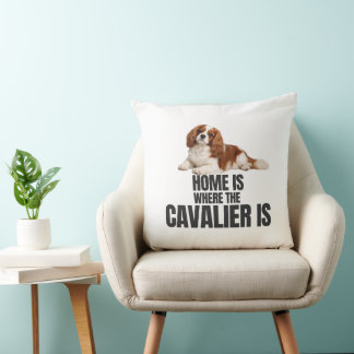Hogar Es Donde Está el Cavalier Almohada Decorativ
