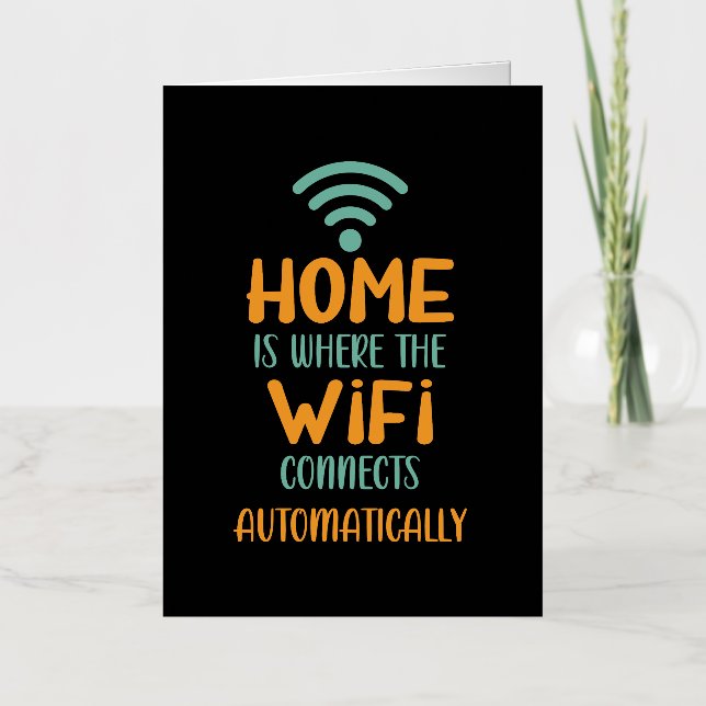Hogar Es Donde La Wifi Se Conecta Automáticamente (Anverso)